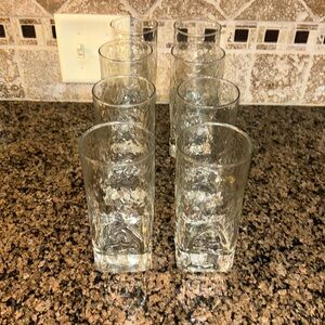 8 Glass/Crystal Cups